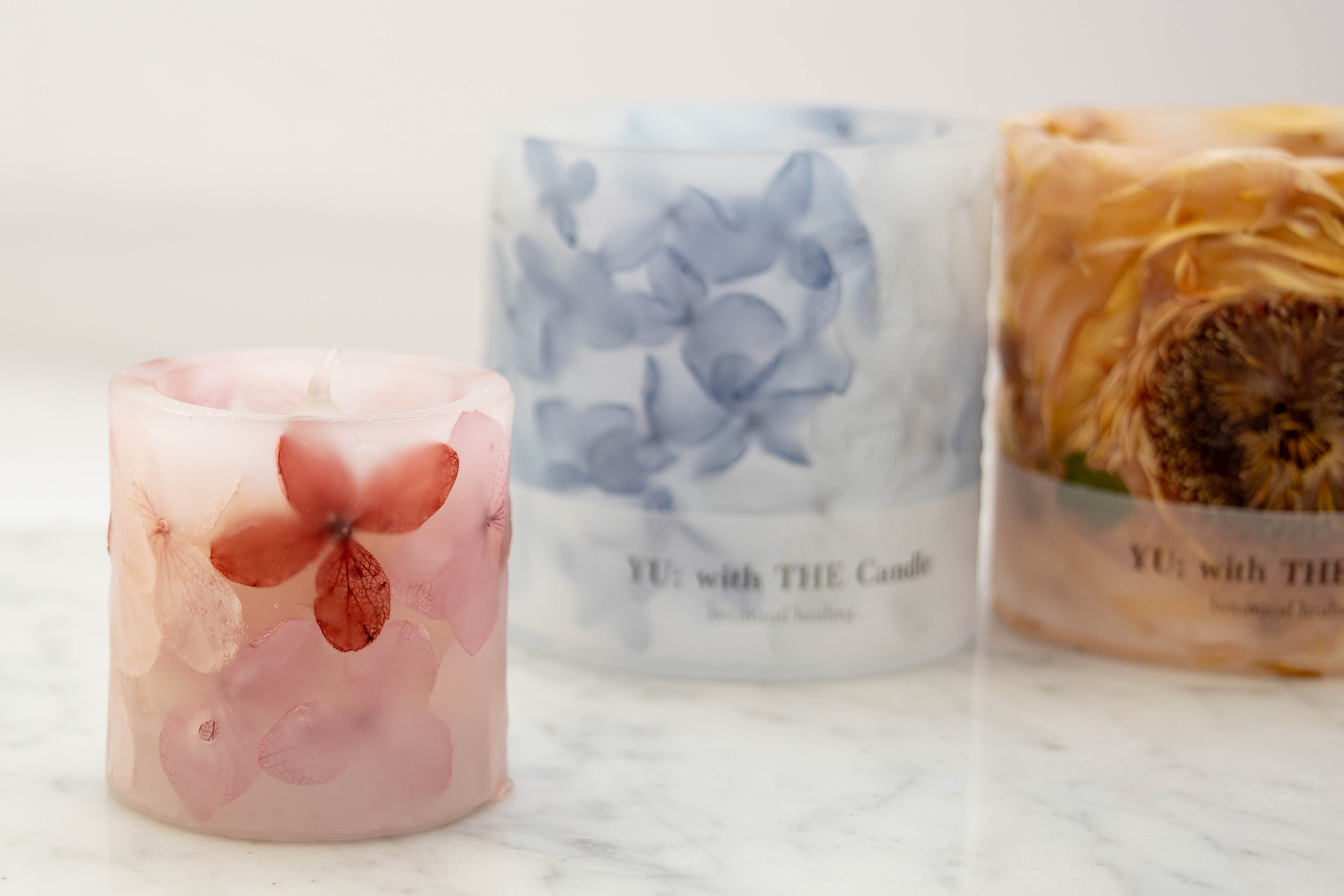 YU; with THE Candle様🌻ミニボタニカルランタン あじさい