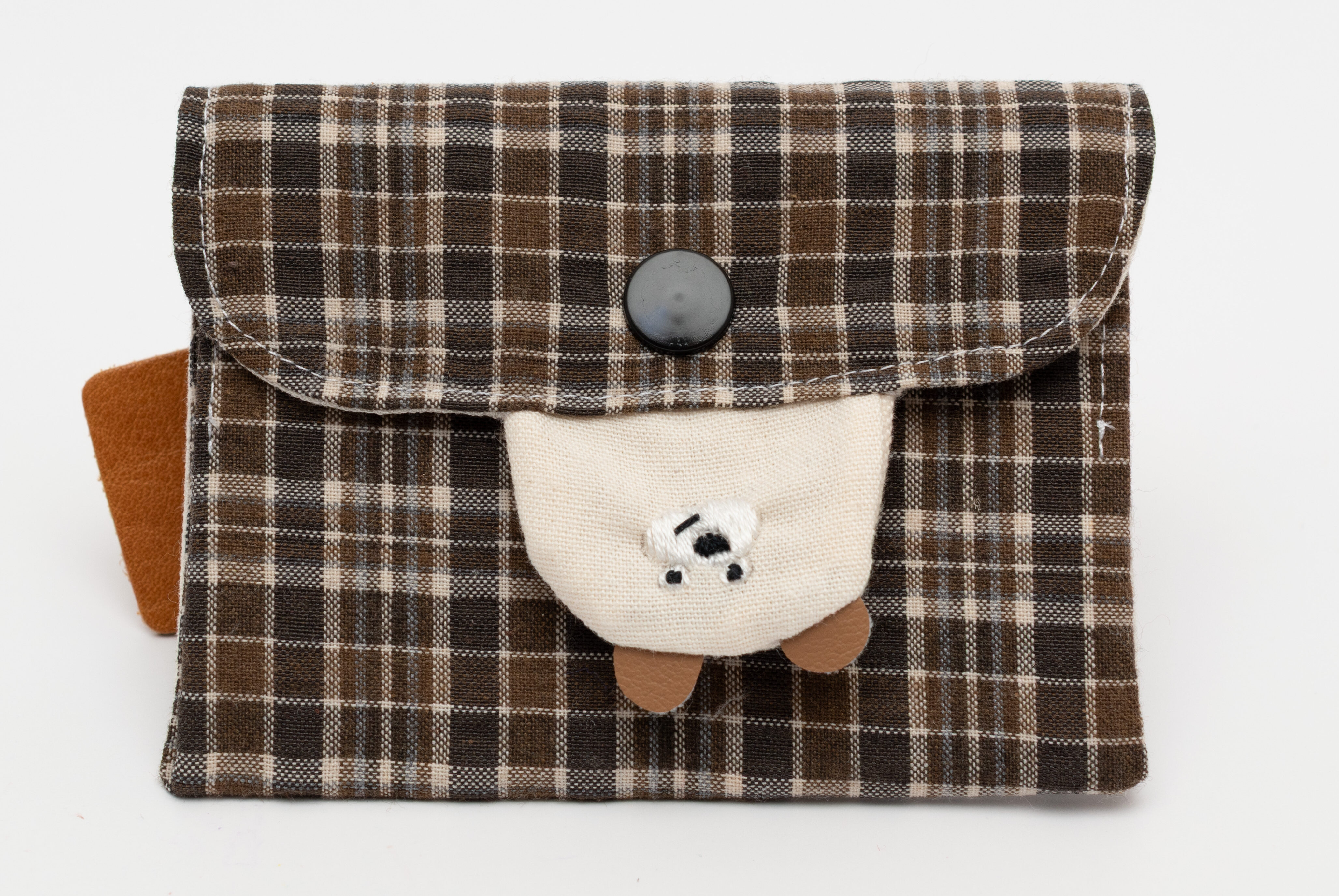 Happy.chikuchiku様🌻がばっとポーチ（チェック）