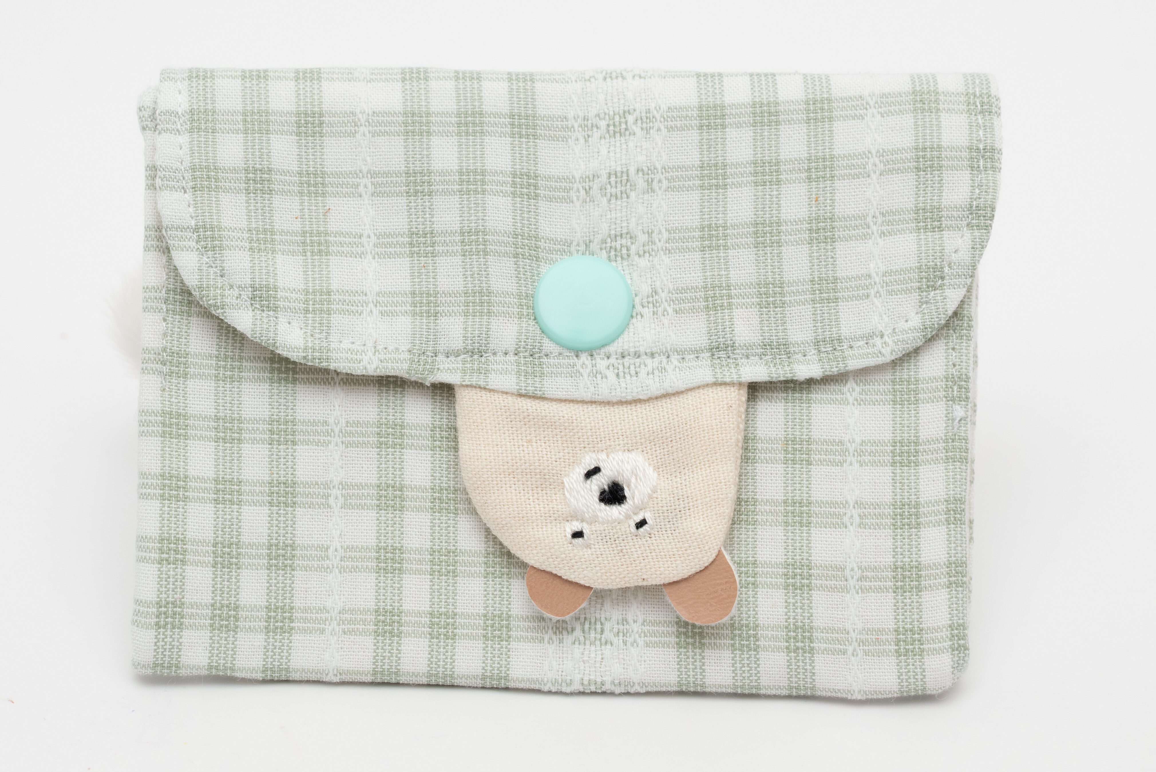 Happy.chikuchiku様🌻がばっとポーチ（グリーン）